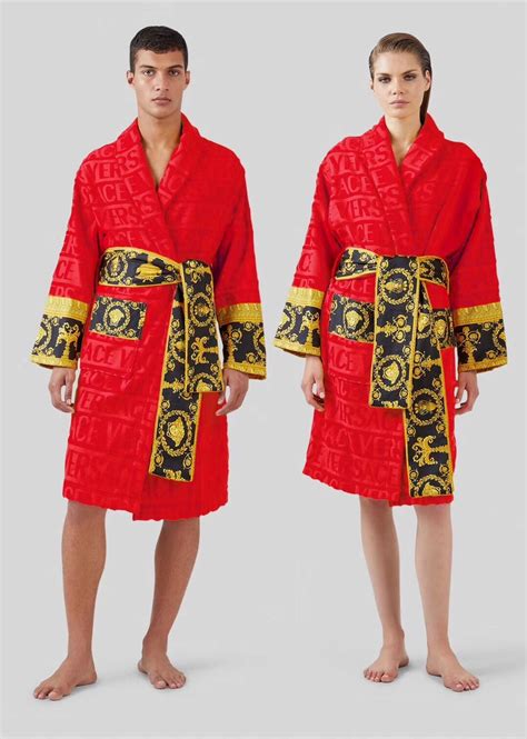 fake red versace robe|Versace authentication check.